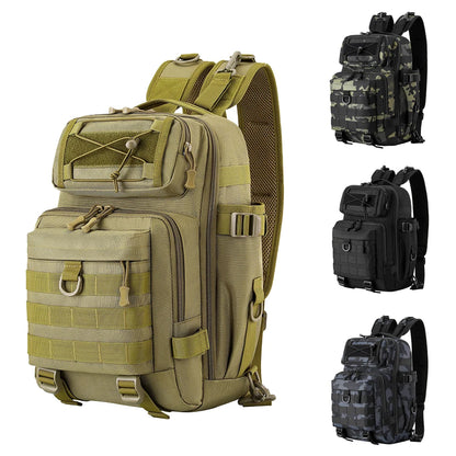 Mochila de pesca de 20 l, bolsa de asalto, bolsa tipo bandolera Molle para exteriores, senderismo, acampada, caza, mochila de pecho