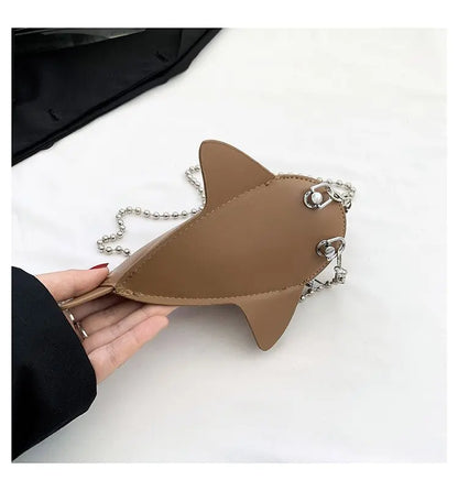 Cute 3D Animal Shark Cross Body Bags Womens Unique Adorable Cute Clutch Purse Bags