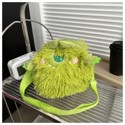 Bolso de peluche Kawaii, bolso bandolera, peluche de anime, gifs de dibujos animados para mujeres y niñas