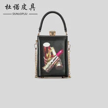 Cute Candy Style Single Shoulder Crossbody Bag Creative PVC Handbag Love Letter Bag for Women