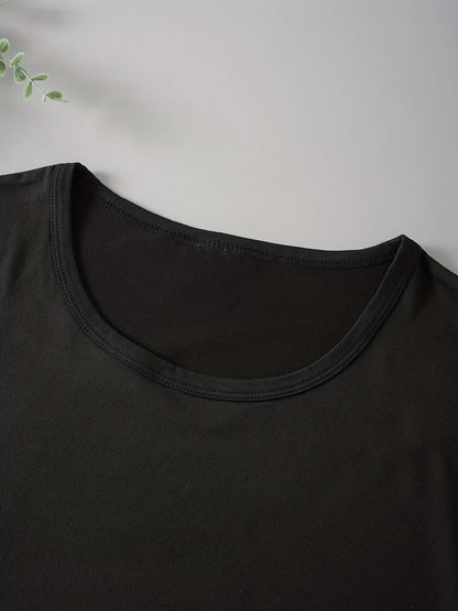 T-shirt ras du cou imprimé Paris pour femme, T-shirt décontracté à manches courtes pour le printemps et l'été, vêtements pour femmes, hauts pour femmes