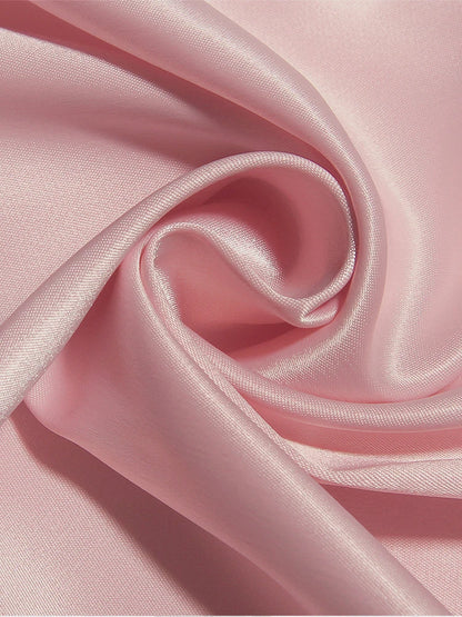 Robe d'anniversaire pour femme, robe trapèze rose, sexy, en satin, robe de soirée, mini, décontractée, bretelles spaghetti, robe de remise de diplôme, extensible