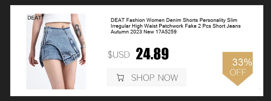 DEAT Fashion Women's Hole Jeans High Waist Contract Color Zipper Flowers Decoration Full Length Pants Autumn 2024 New 17A8765H