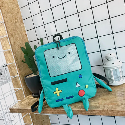 Sacs à dos de dessin animé mignons pour étudiant, sac d'école de robot amusant, sac à dos de conception de console de jeu chic, jolis sacs de voyage de grande capacité