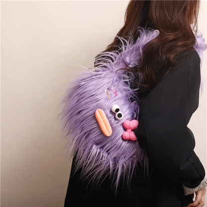 Sac à bandoulière en peluche Kawaii Diy Cartoon pour femmes 2024 Nouveau porte-monnaie Anime mignon Sac à cosmétiques Sac à bandoulière pour fille