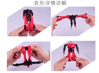 12CM Transformation Robot Kit Toys Models 2 In 1 One Step Model Deformed Car Toy for Boy Gift