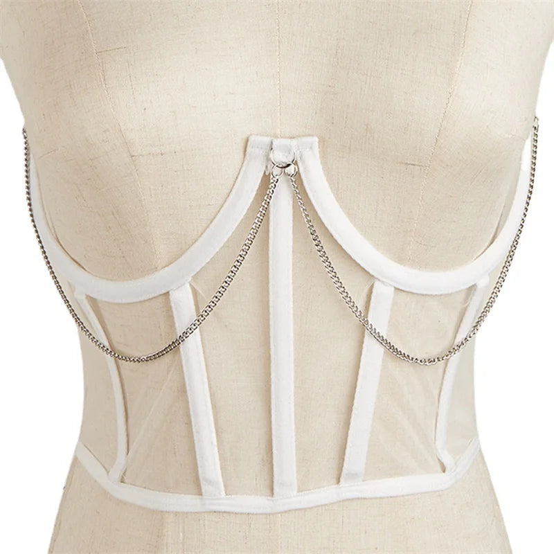 Fashion Steetwear Corset Women Waist Trainer Bandage Cummerbunds Woman Clothing Camis y2k Binder Ladies Tanks Tops Shaper Blusas