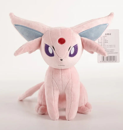 Peluche Pokémon Eeveelution Pikachu Sylveon Leafeonl Espeon Glaceon Umbreon Peluche douce Dessin animé Jouets enfants Cadeau