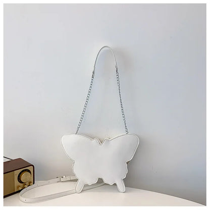 Bolso de hombro con forma de mariposa para mujer, moderno bolso de hombro con hilo bordado, bolso de hombro tipo axila