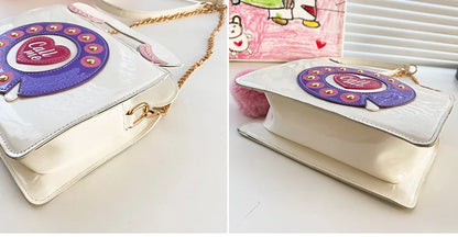 Phone Shape Luxury Shoulder Bag New Creative Women Mini Phone Purses Messenger Pack Candy Colors Bags Laser Holographic