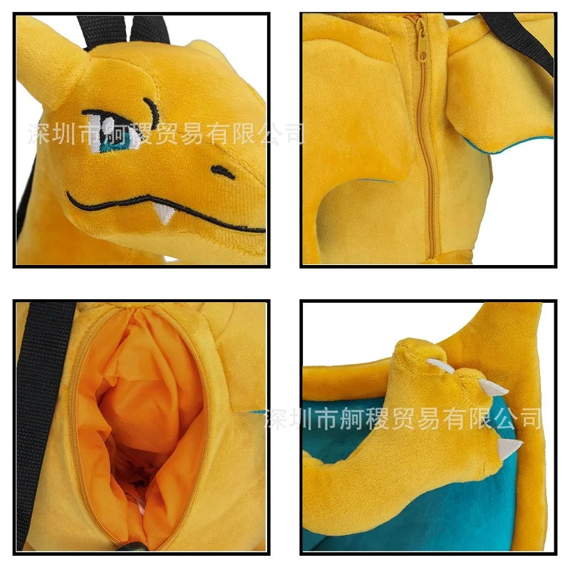 Sac à dos Pokémon en peluche Snorlax Eevee Mimikyu Mewtwo Gengar Kawaii Sac souple Cartable Cadeau fête des enfants