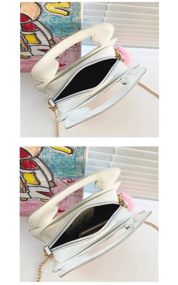 Phone Shape Luxury Shoulder Bag New Creative Women Mini Phone Purses Messenger Pack Candy Colors Bags Laser Holographic