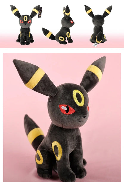 DuoDuoBao Original POKEMON Eevee Sylveon Umbreon Espeon Plush Toy Gengar Pikachu Charizard Plush Doll Soft Kawaii Toys Kids Gift