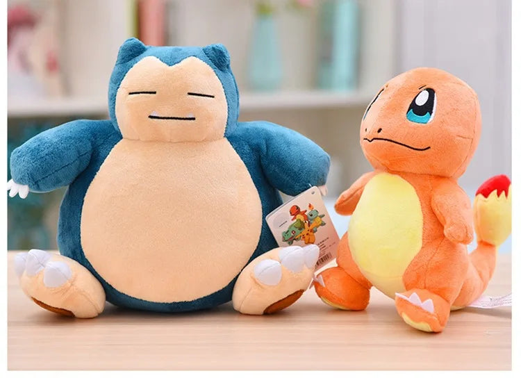 Jouets en peluche Pokémon de 20 à 30 cm, Kawaii Pikachu, Jenny, tortue, Gengar, figurines de dessin animé, poupée, cadeau d'anniversaire pour enfants