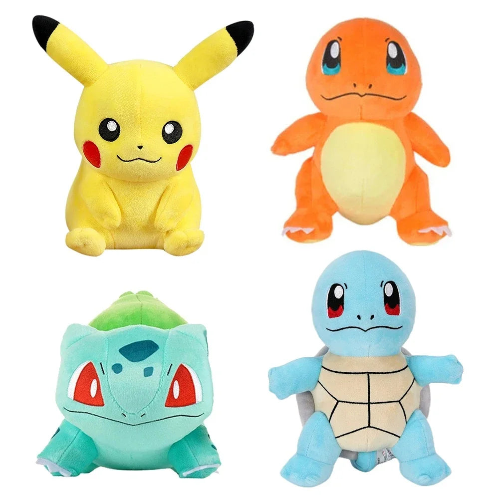 Peluche Pokémon Eeveelution Pikachu Sylveon Leafeonl Espeon Glaceon Umbreon Peluche douce Dessin animé Jouets enfants Cadeau