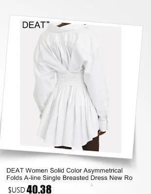 DEAT 2024 new Autumn and Fit fashion women clothes cashmere sqaure collar full sleeves elastic high waist sexy pullover WK080