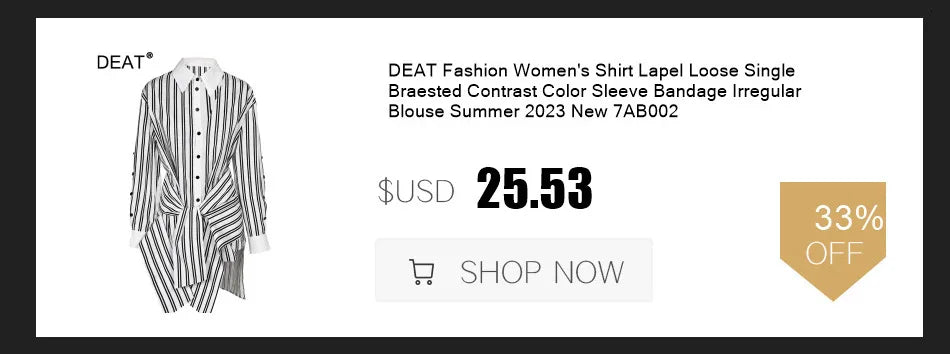 Camisa de mujer DEAT Fashion con mangas largas abullonadas y solapa de un solo pecho, blusa recta de algodón blanca, otoño 2024, nueva tendencia 7AB1171