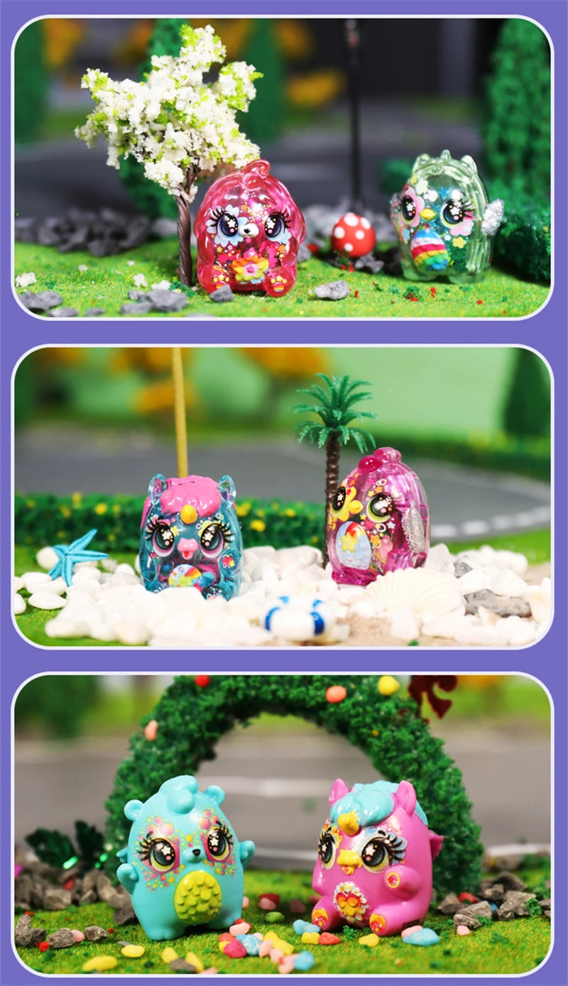 Huevo Hatchimals original S6, serie Royal Family, minihuevos para incubar, colección Magic Genie, juguetes, regalos