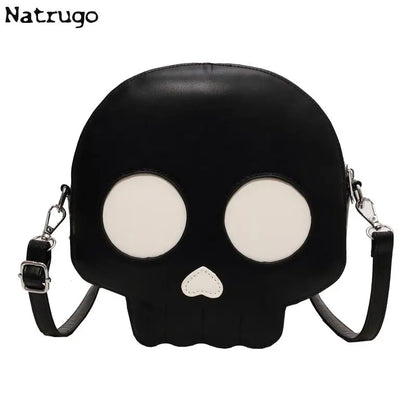 Halloween Gift Bag Women Funny Ghost Shoulder Bag Black White Funny Cute Handbags Chic Ins Crossbody Shopper Bag