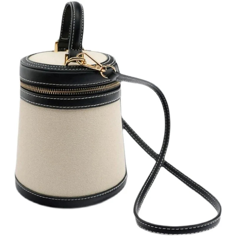 Bolso de lona de moda con diseño de cubos, bolsos de diseñador con paneles para mujer, bolso bandolera de retazos, bolso pequeño informal de verano, mini bolso