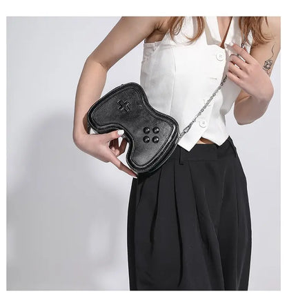 Bolso de cadena pequeño para mujer, bolso de hombro con mini asa, bolso cruzado para mujer con máquina de juegos