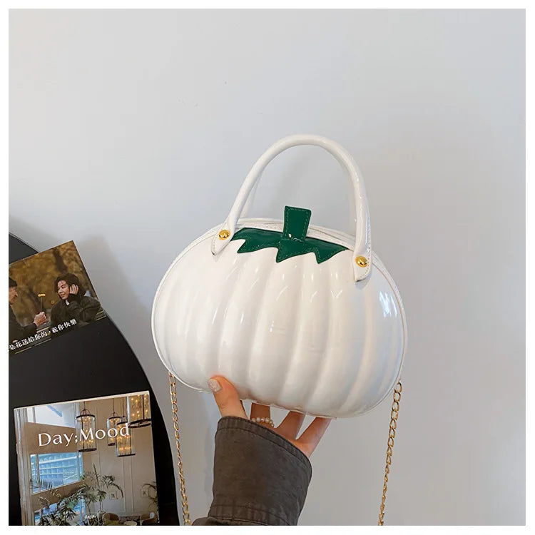 Halloween Gifts Cute Pumpkin Shape Bag 2023 New Fashion Personality Design Foreign Style Portable Shoulder Chain Bag