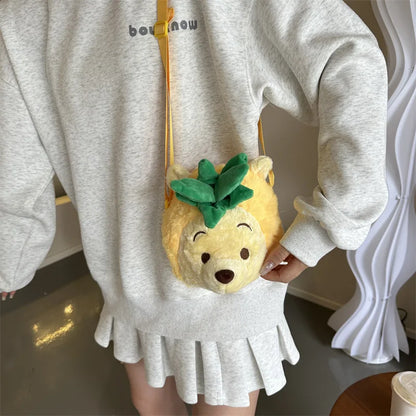 Bolso de peluche Kawaii, bolso bandolera, peluche de anime, gifs de dibujos animados para mujeres y niñas