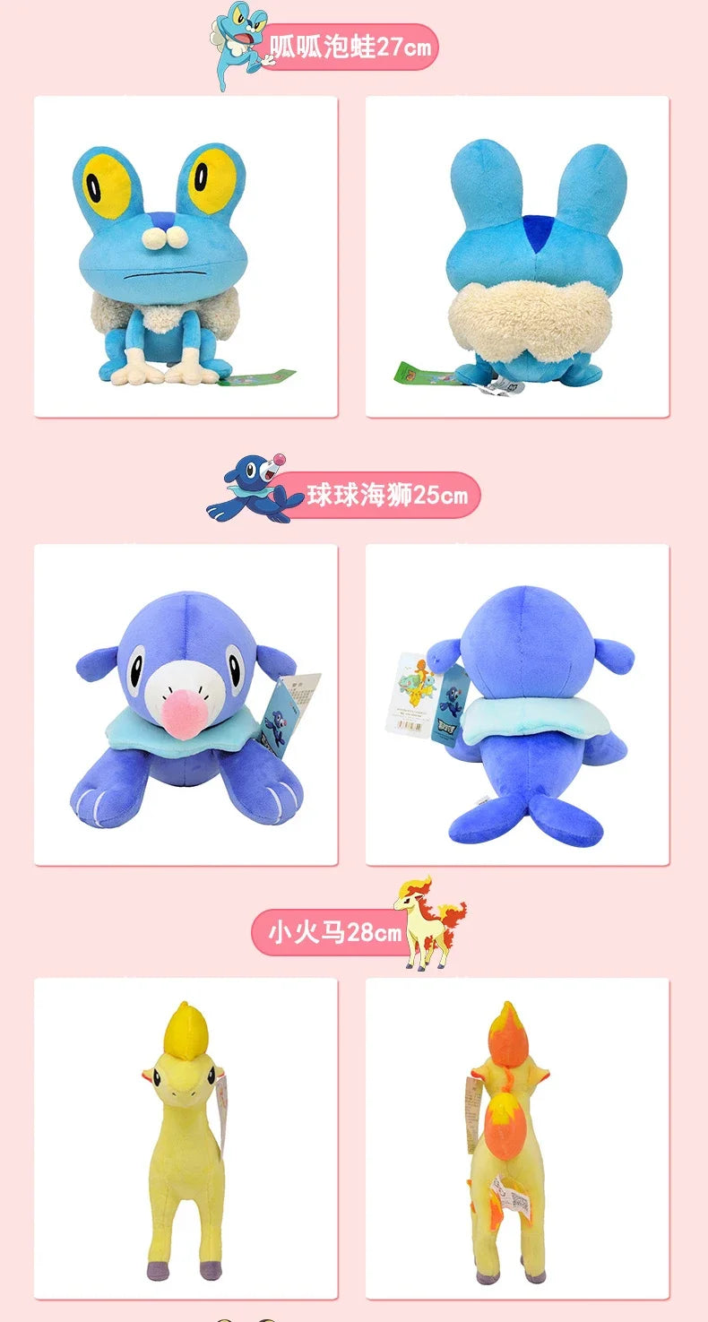 DuoDuoBao Original POKEMON Eevee Sylveon Umbreon Espeon Plush Toy Gengar Pikachu Charizard Plush Doll Soft Kawaii Toys Kids Gift