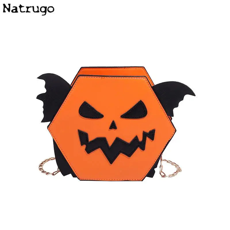 Funny Halloween Pumpkin Women's Bag Fashion Chain Crossbody Bag Women's Handbag