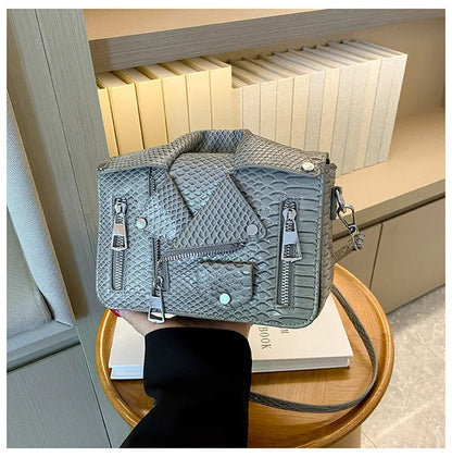 Fashion Jacket Design Crossbody Bag PU Clothes Shape Women Handbag Purse Brand Designer Lady Shoulder Bags Luxury Women's Bag