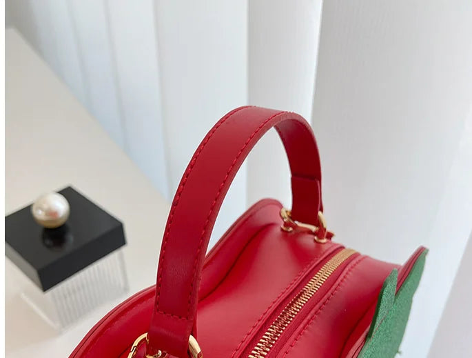 Cute Strawberry Bag For Women Funny Fruit Shape Handbag Women's Small Shoulder Bag Crossbody Bag