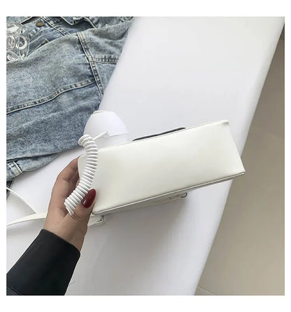 Bolso de mano para mujer, divertido bolso de hombro con forma de teléfono para niñas, estilo de moda femenino, lindo bolso cruzado