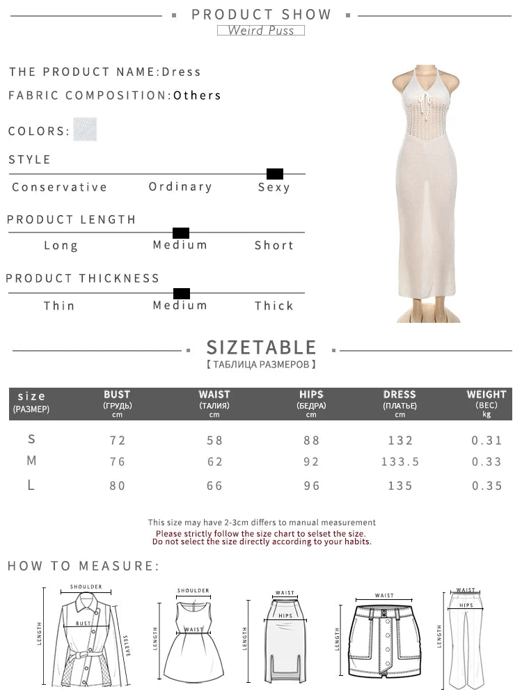 Vestido de mujer transparente de crochet con escote en V y espalda descubierta con tiras elásticas y escote halter, vestido sexy de verano 2024 para citas y vacaciones