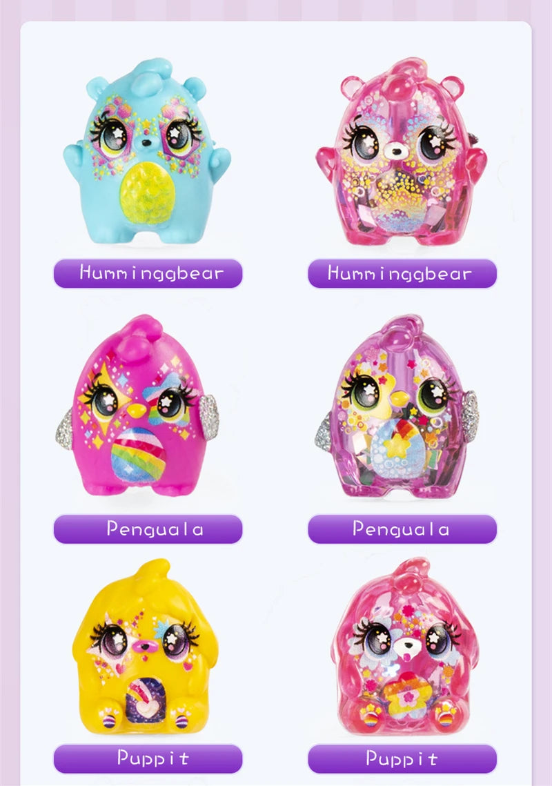 Huevo Hatchimals original S6, serie Royal Family, minihuevos para incubar, colección Magic Genie, juguetes, regalos