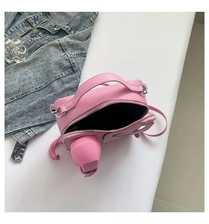 Bolso de mano para mujer, divertido bolso de hombro con forma de teléfono para niñas, estilo de moda femenino, lindo bolso cruzado