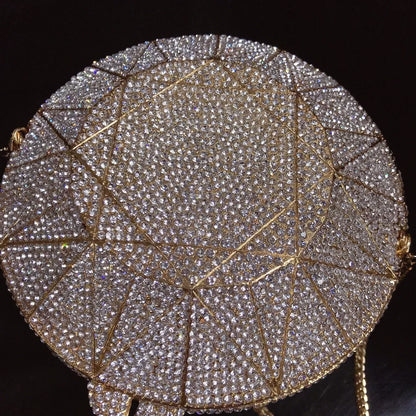 Monedero con cristales brillantes y diamantes de imitación para mujer, bolso de mano brillante, bolso cruzado para boda, fiesta de graduación