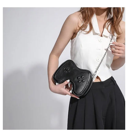 Bolso de cadena pequeño para mujer, bolso de hombro con mini asa, bolso cruzado para mujer con máquina de juegos