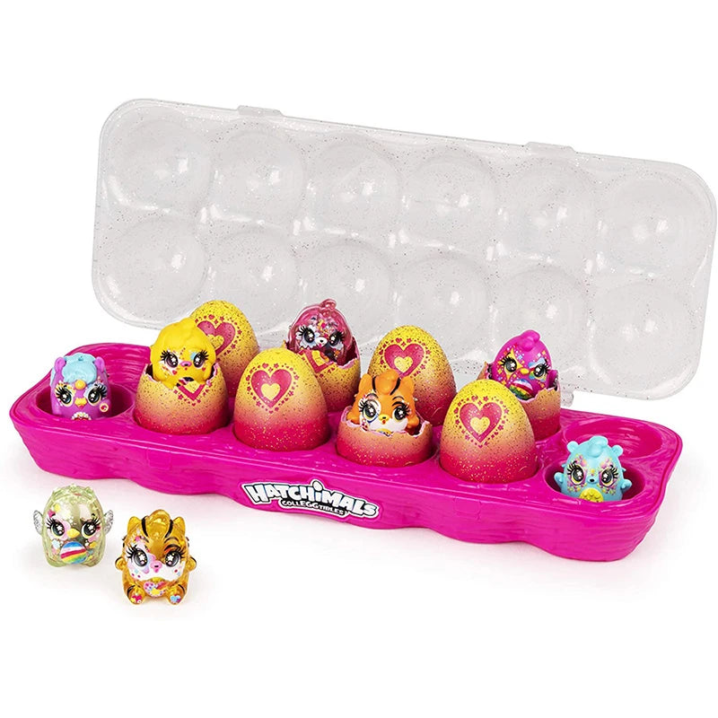 Huevo Hatchimals original S6, serie Royal Family, minihuevos para incubar, colección Magic Genie, juguetes, regalos