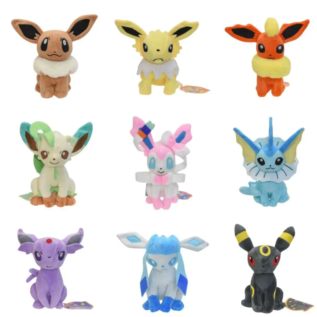 Pokémon Peluche Poupée Jouet 20CM Pikachu Evoli Glaceon Leafeon Umbreon Mentali Jolteon Vaporeon Flareon Elfes de compagnie Cadeau