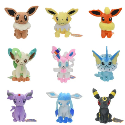 Pokémon Peluche Poupée Jouet 20CM Pikachu Evoli Glaceon Leafeon Umbreon Mentali Jolteon Vaporeon Flareon Elfes de compagnie Cadeau