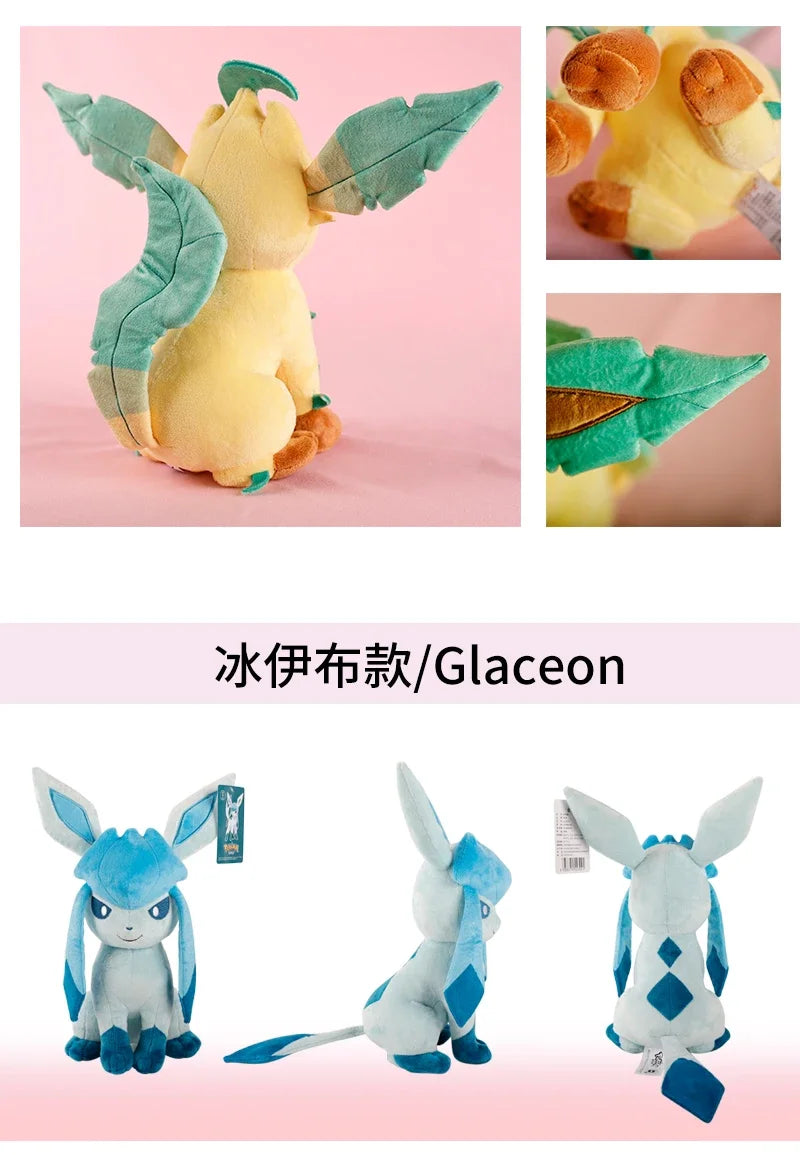 DuoDuoBao Original POKEMON Eevee Sylveon Umbreon Espeon Plush Toy Gengar Pikachu Charizard Plush Doll Soft Kawaii Toys Kids Gift