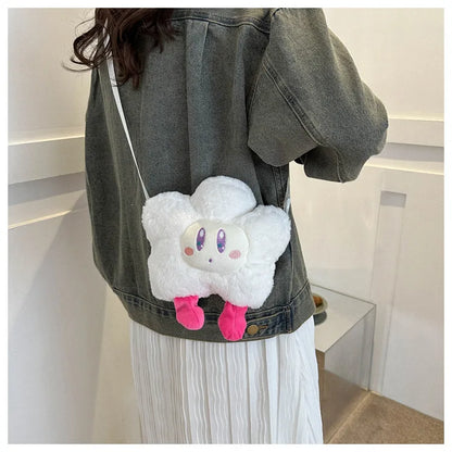 Bolso de peluche Kawaii, bolso bandolera, peluche de anime, gifs de dibujos animados para mujeres y niñas