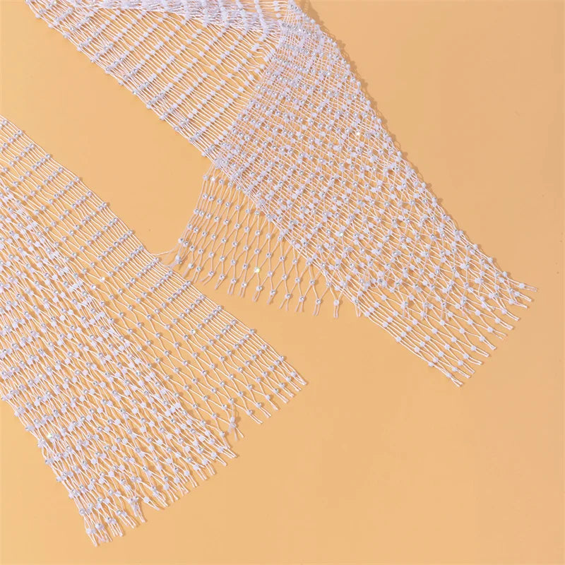 Sparkle Diamante High Waisted Bottom Rhinestone Split Hem Leggings Fishnet Shining Trousers Crystal Mesh Crystal Pants Wholesale