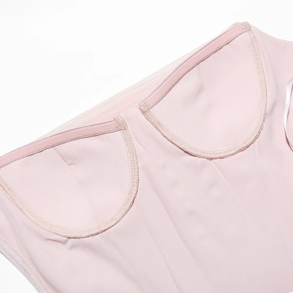 Suninheart - Tops cortos ajustados sin tirantes de verano, elegantes, de malla rosa, con corsé, ropa informal sexy para fiestas y vacaciones para mujer