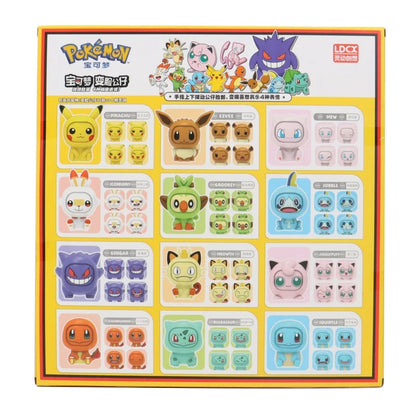 Figurine d'action Pokémon changeant de visage Kawaii 12 types de poupée Dragon Ball Pokeball Pocket Monster Pikachu ensemble de jouets pour enfants