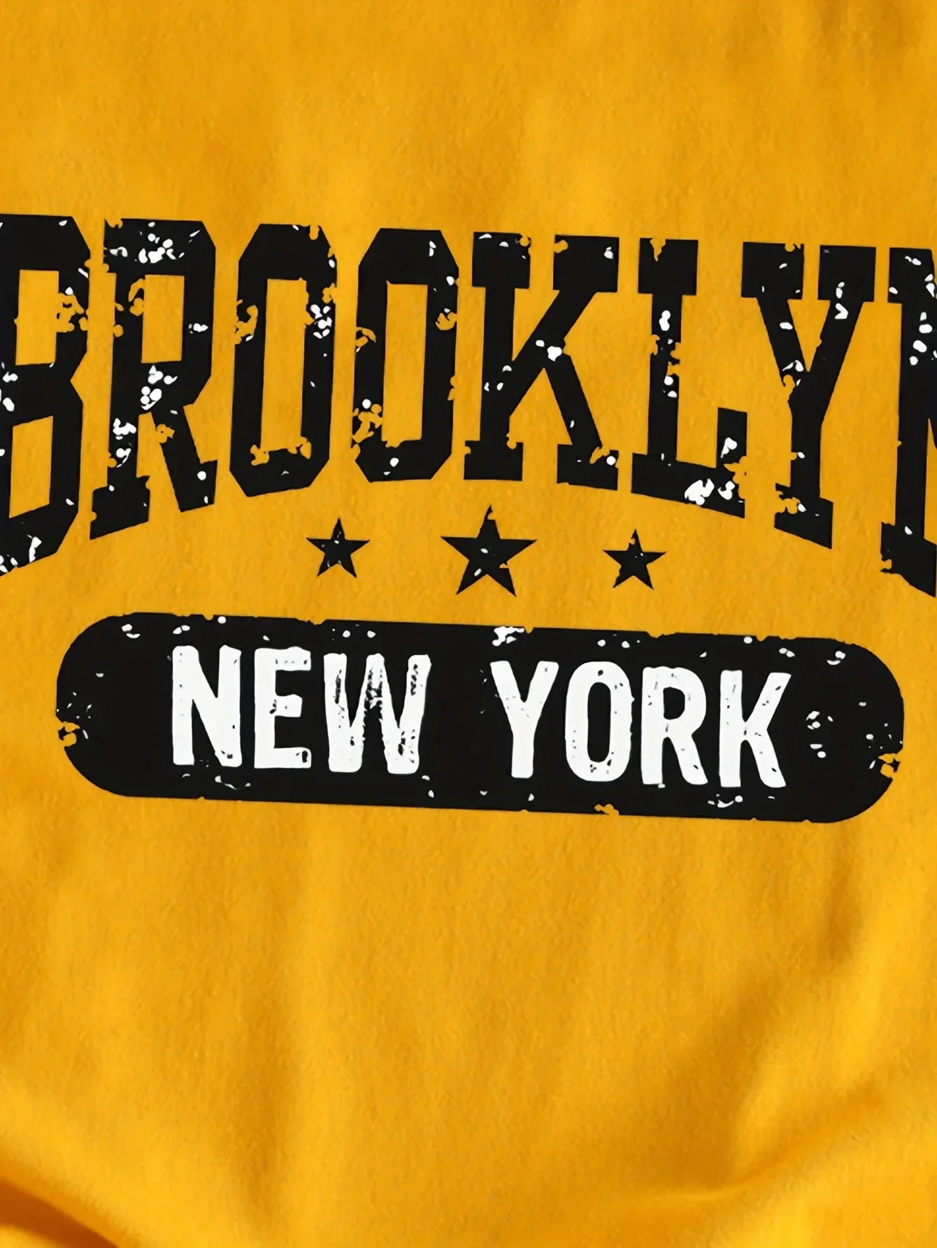 Camiseta con estampado de Brooklyn para mujer, top informal de manga corta con cuello redondo para primavera y verano, ropa para mujer, camisetas para mujer