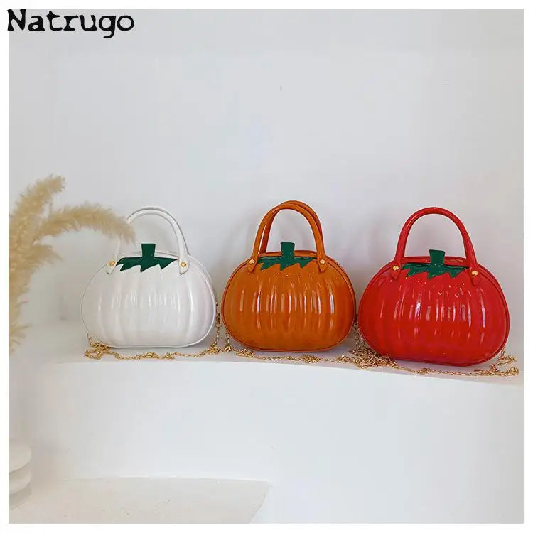 Halloween Gifts Cute Pumpkin Shape Bag 2023 New Fashion Personality Design Foreign Style Portable Shoulder Chain Bag