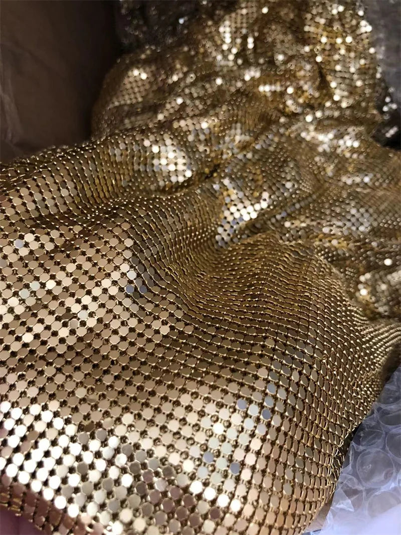 Débardeur court sexy à paillettes Y2K pour femme, haut dos nu, tenue de club, de fête, de festival, de rave