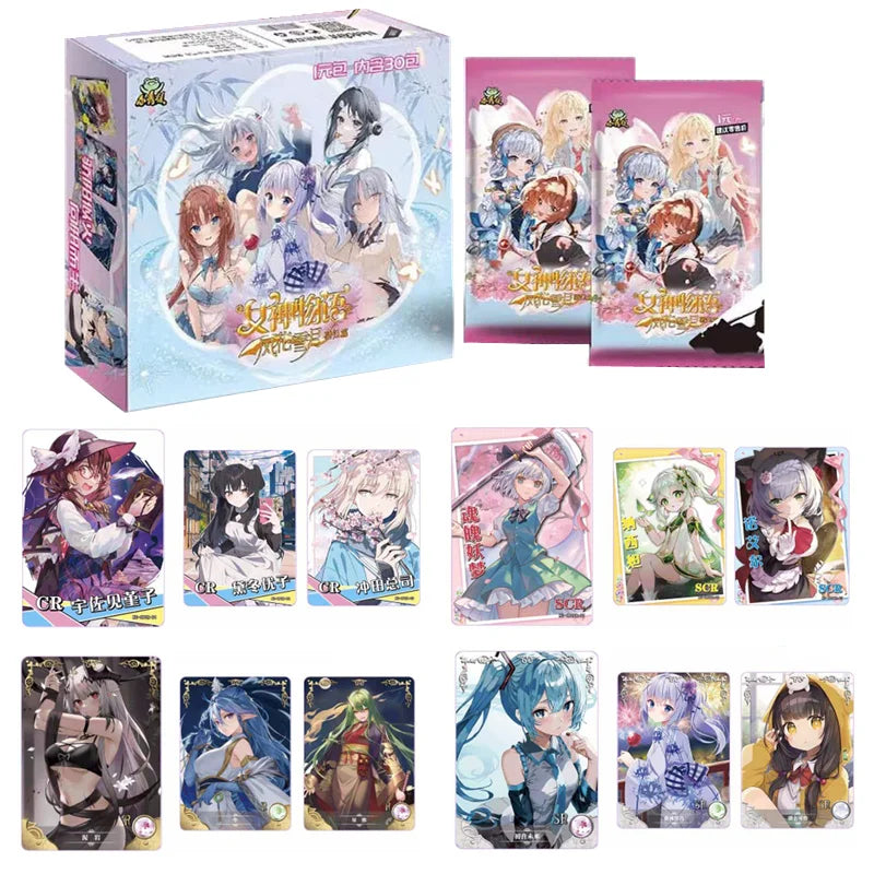 Cartes de la déesse Monogatari Collection Fate Flash Anime Personnage Sailor Battle Cartes à collectionner Cadeau d'anniversaire pour enfants