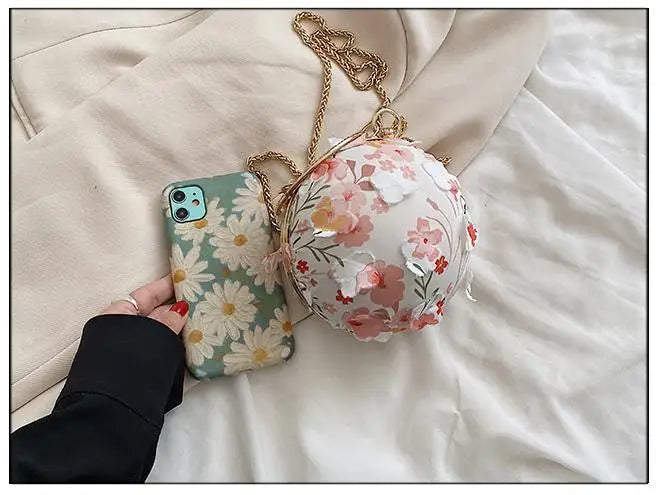 Sacs à main de soirée de style nouveau, pochettes pour femmes, sacs à bandoulière, cercle, mode femme, motif boule, sacs à main de soirée, sac à bandoulière